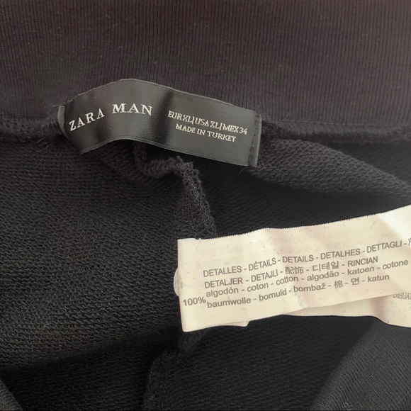 Zara Joggers with Pockets and Full Side Zips Black - Picture 7 of 7